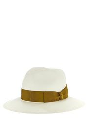 Borsalino Brown Hemp Fedora - 57 cm|S