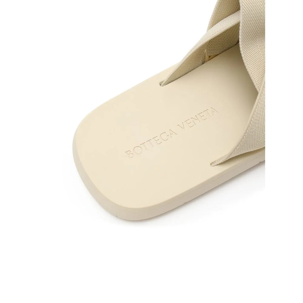 Bottega Veneta Beige Fabric Slipper - EU45/US12