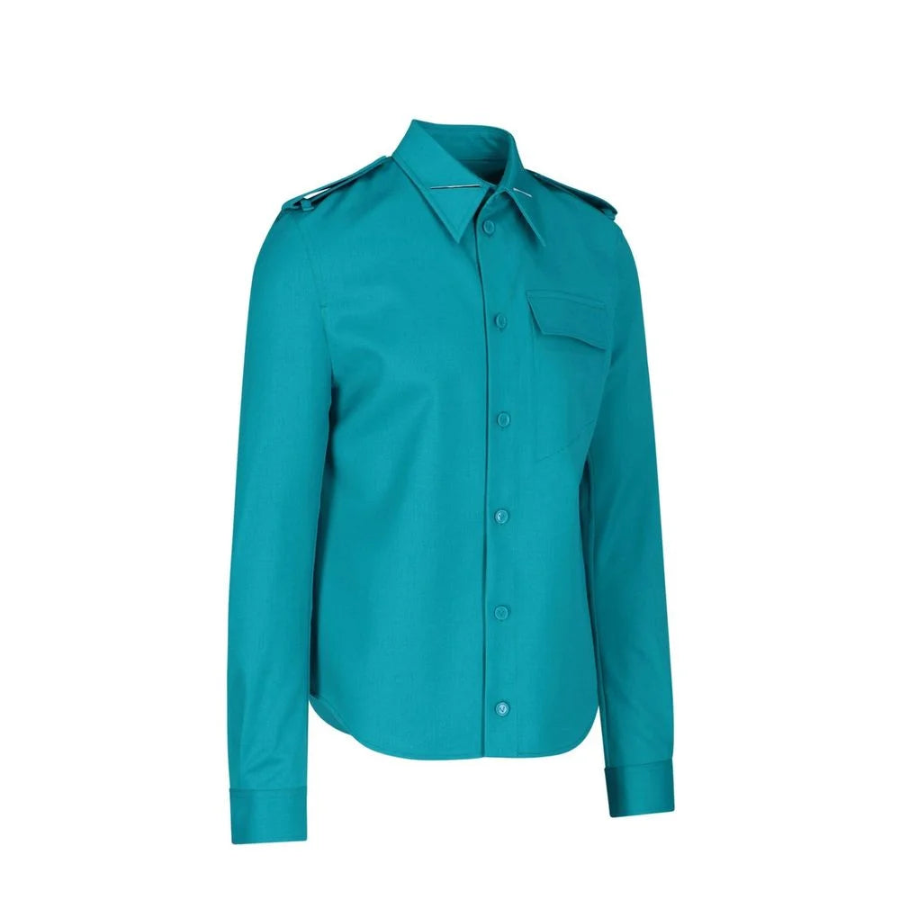 Bottega Veneta Bicolor Elastane Dress Shirt - IT50 | L