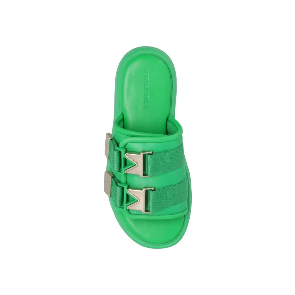 Bottega Veneta Bicolor nylonové sandály - EU35/US5