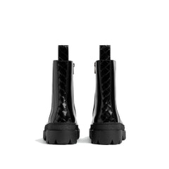 Bottega Veneta Black Calfskin Ankle Boots - EU 38 | US 5