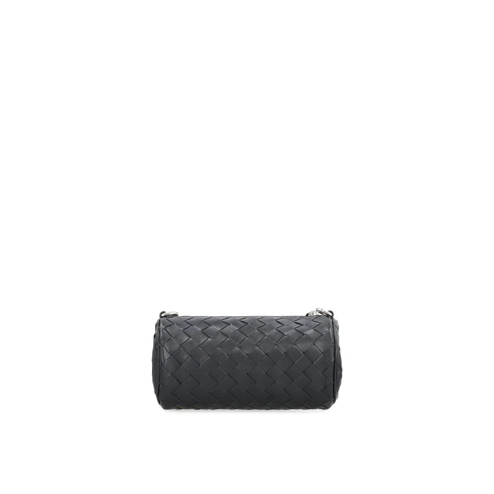 Bottega Veneta Black Calfskin Shoulder Bag