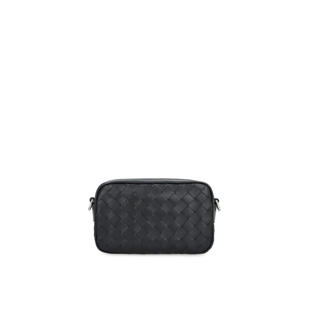Bottega Veneta Black Calfskin Shoulder Bag