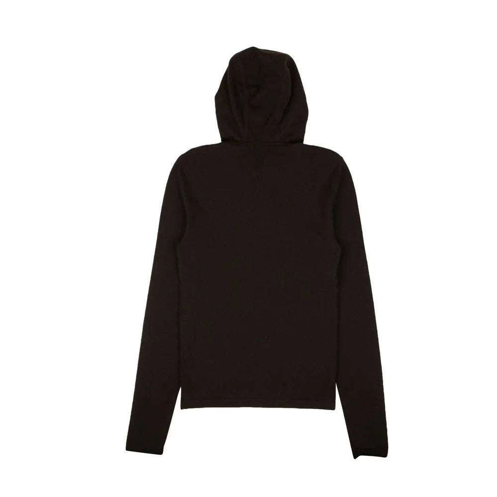Bottega Veneta Black Cashmere Hoodie - S