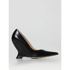Bottega Veneta Black Leather High Heel Pumps - EU40/US10