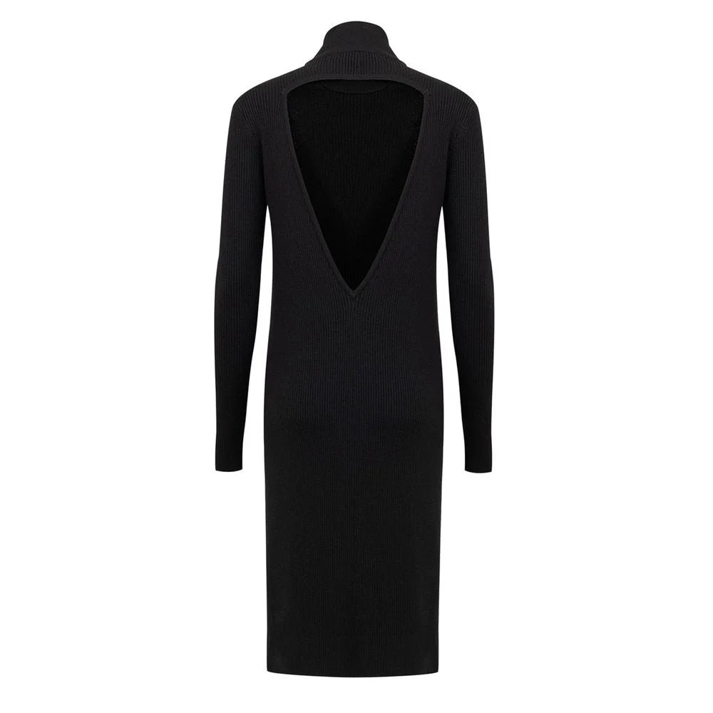 Bottega Veneta Black Wool Long - XS - Dresses