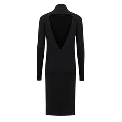 Bottega Veneta Black Wool Long - XS - Dresses