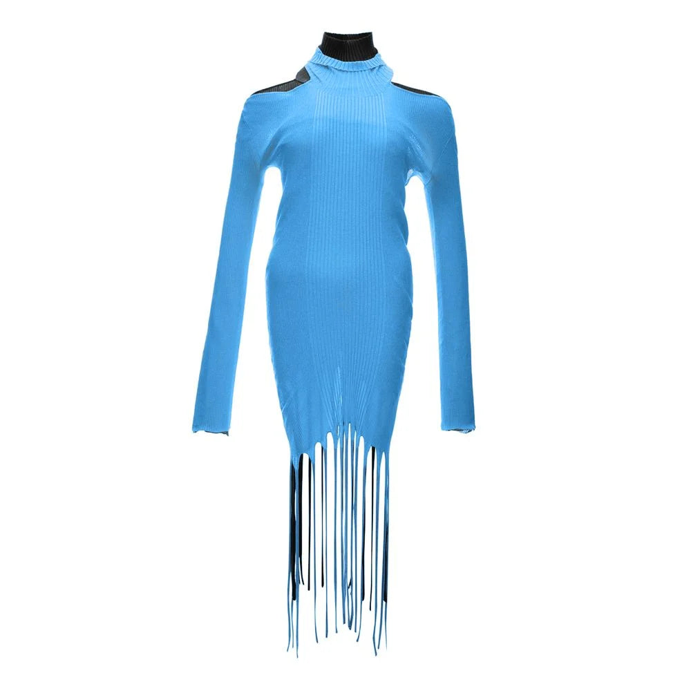 Bottega Veneta Blue Cotton Long - M - Dresses