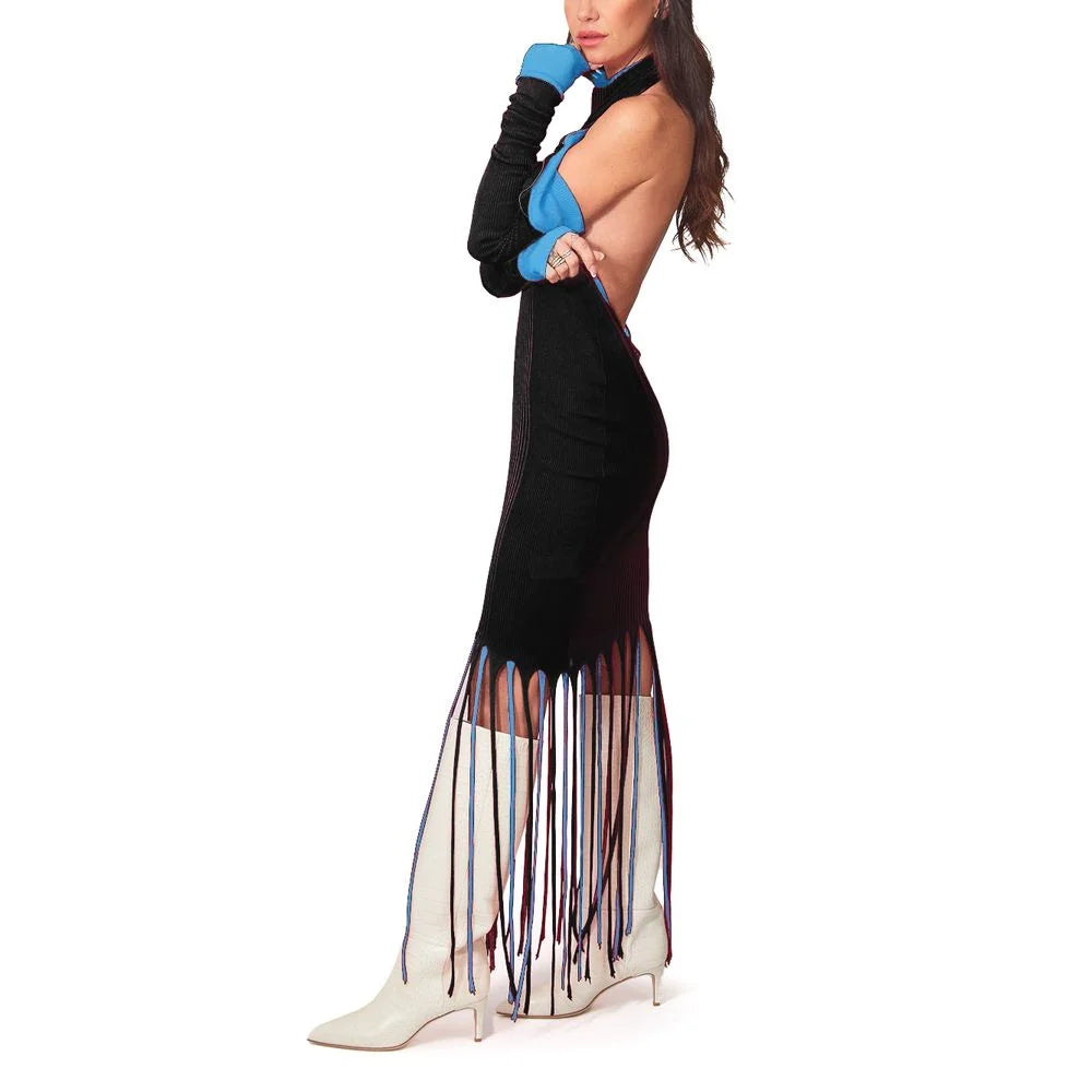 Bottega Veneta Blue Cotton Long - M - Dresses