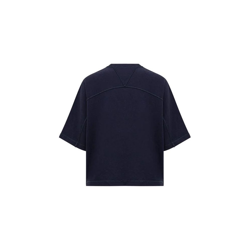 Bottega Veneta Blue Cotton T-Shirt - M - T-Shirts