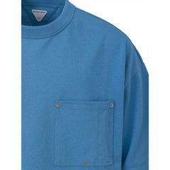 Bottega Veneta Blue Cotton T-Shirt - S - T-Shirts