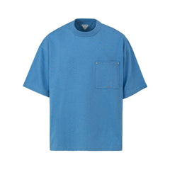 Bottega Veneta Blue Cotton T-Shirt - S - T-Shirts
