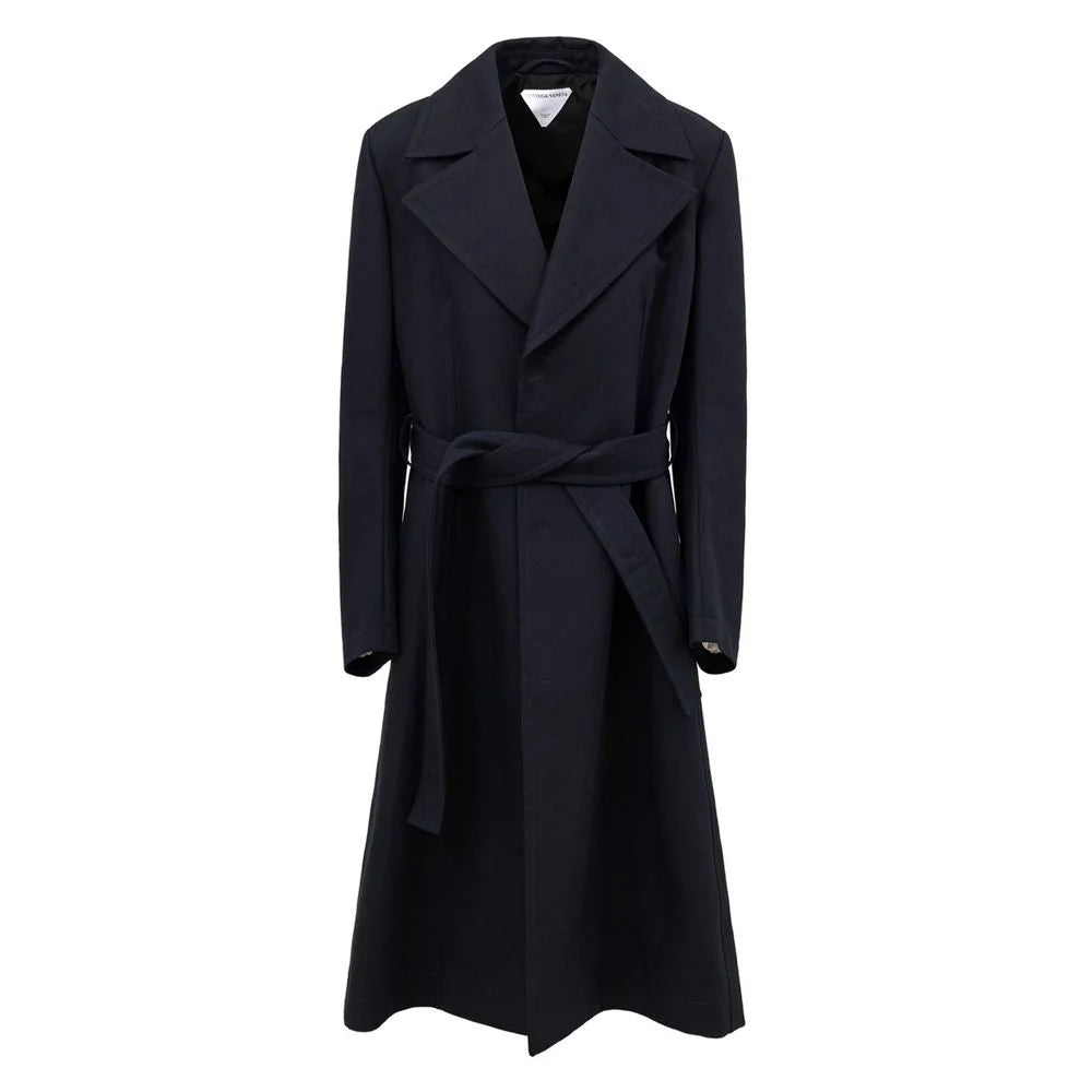 Bottega Veneta Blue Cotton Trench Coat - IT44|L - Trench Coats