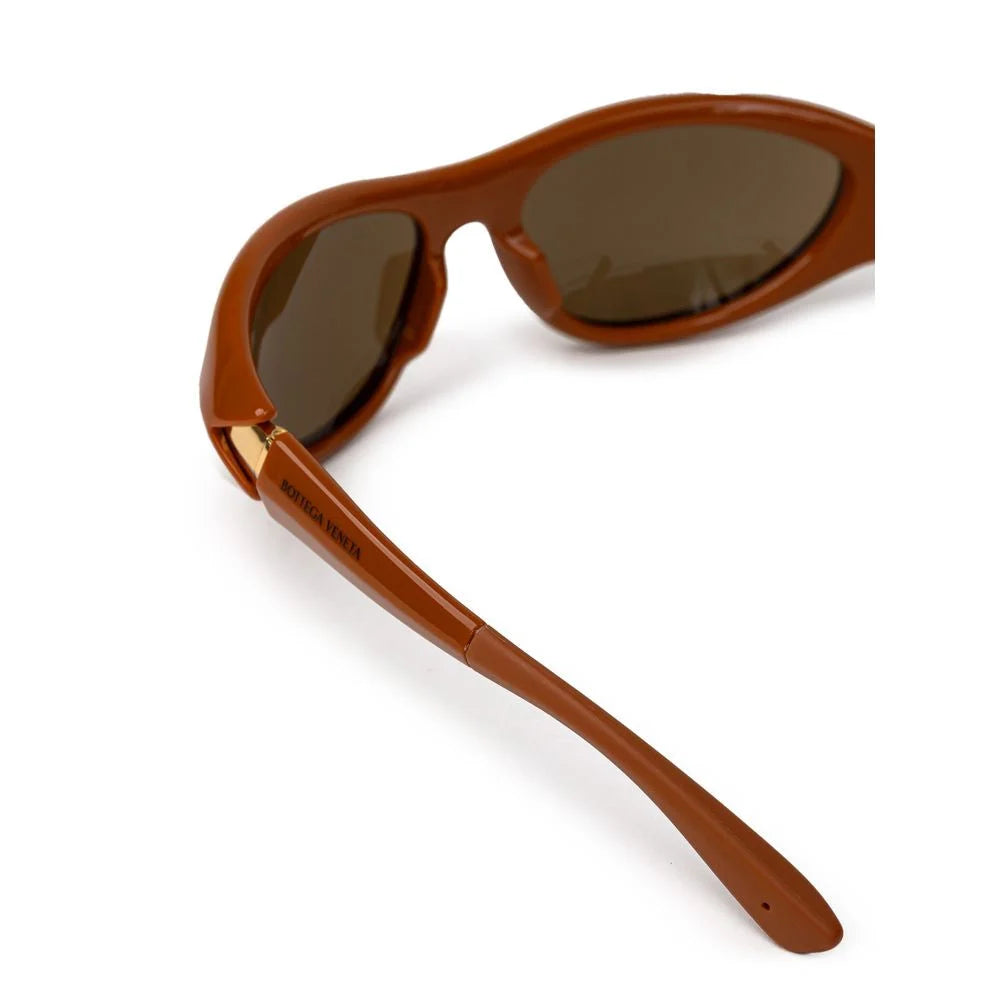 Bottega Veneta Brown Acetate Sunglass - Sunglasses