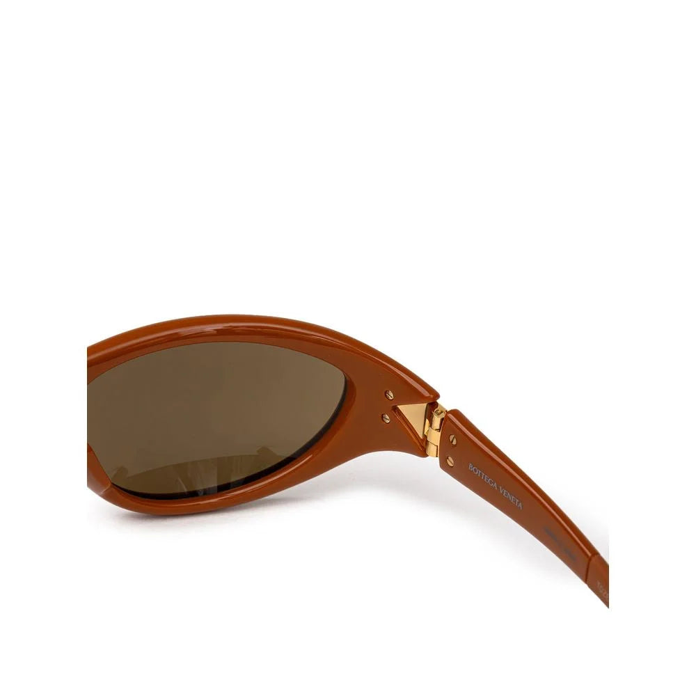 Bottega Veneta Brown Acetate Sunglass - Sunglasses