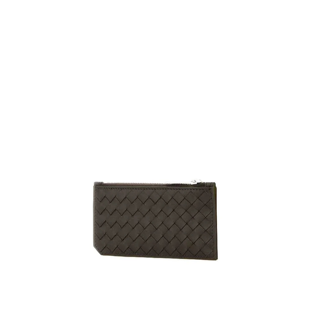 Bottega Veneta Brown Calfskin Cardholder