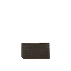 Bottega Veneta Brown Calfskin Cardholder