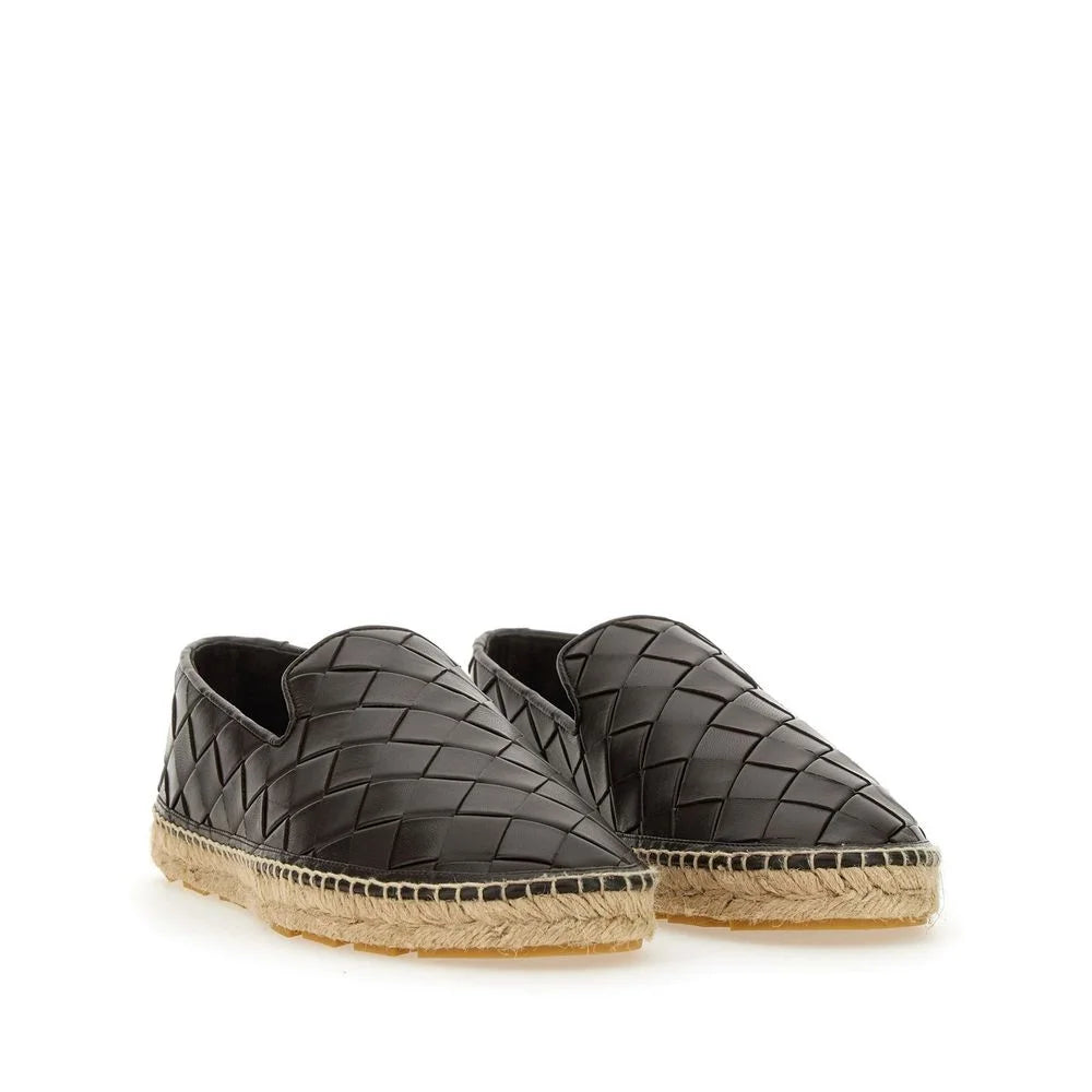 Bottega Veneta Brown Calfskin Espadrilles - EU37/US7