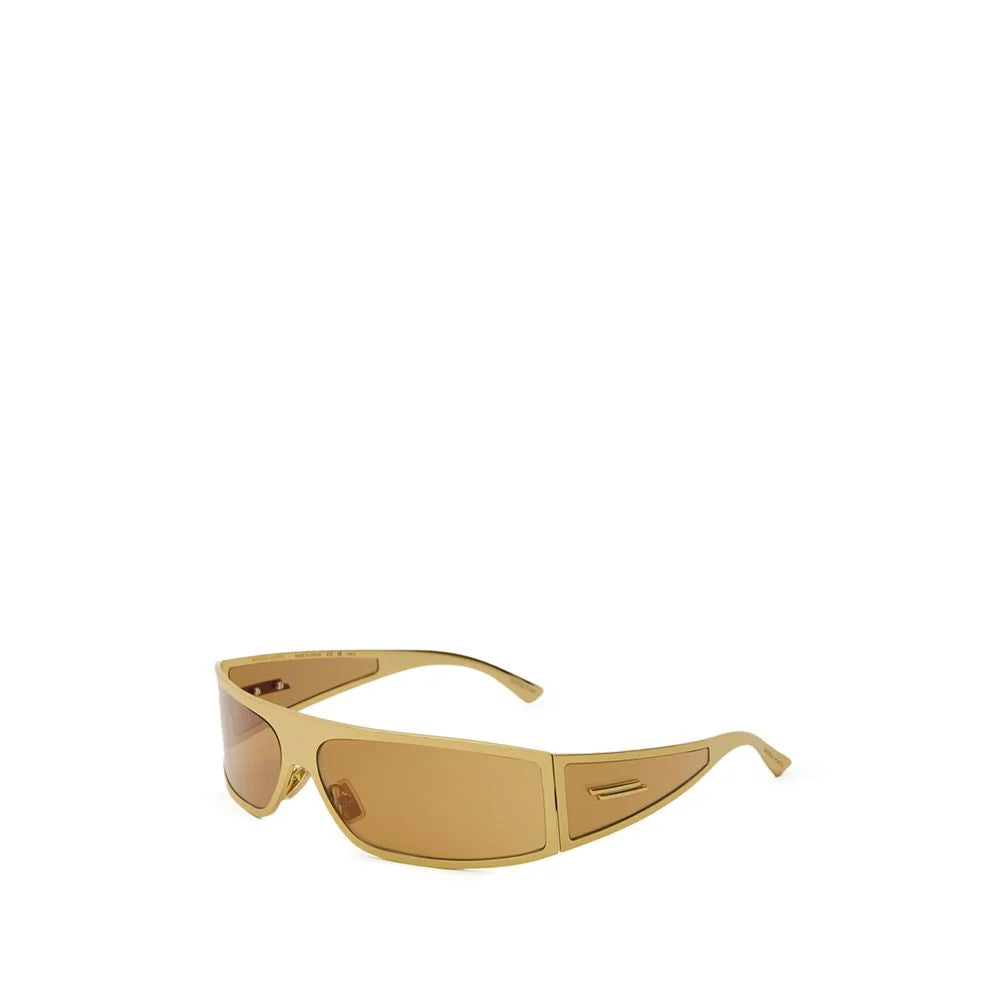 Bottega Veneta Gold Metal Sunglasses - Sunglasses