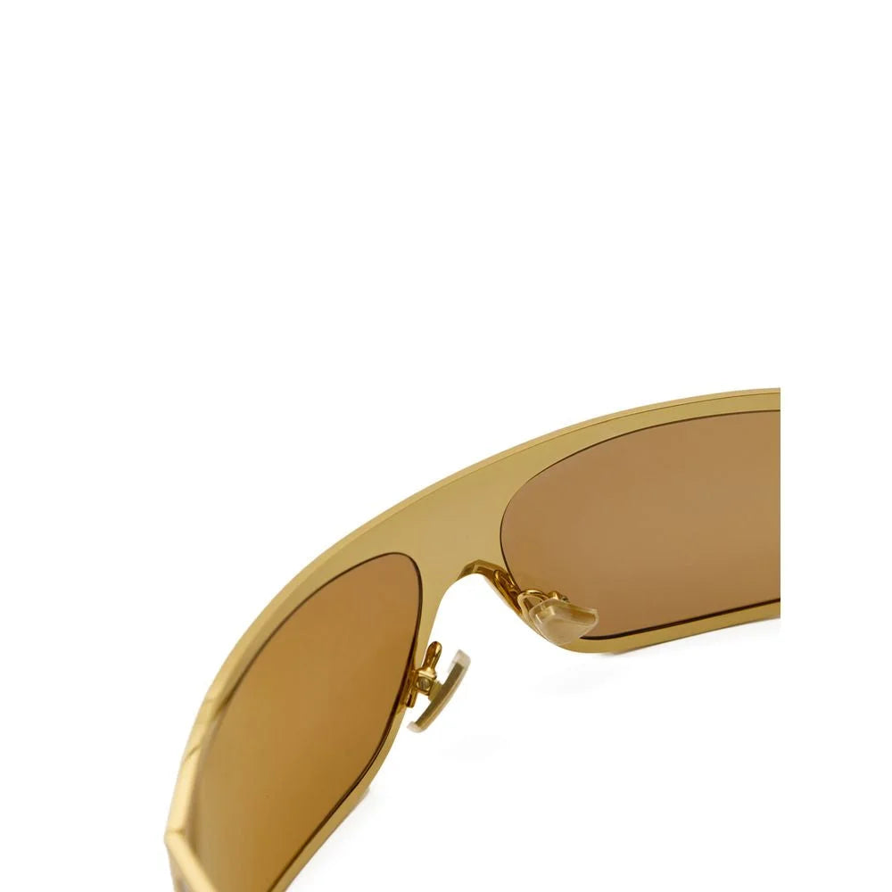 Bottega Veneta Gold Metal Sunglasses - Sunglasses