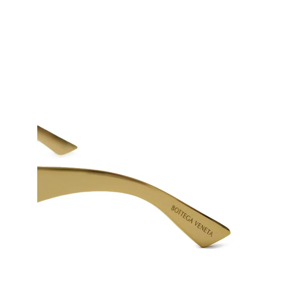 Bottega Veneta Gold Metal Sunglasses - Sunglasses