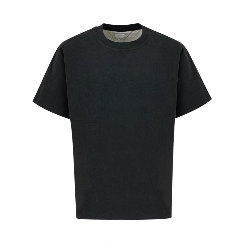 Bottega Veneta Gray Cotton T-Shirt - S - T-Shirts