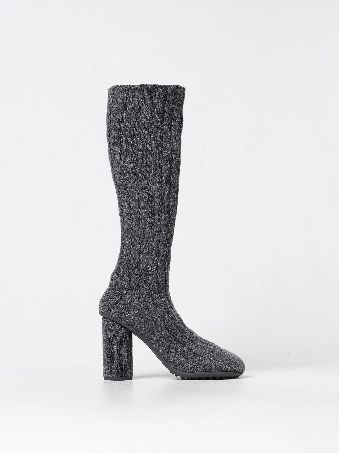 Bottega Veneta Gray Wool Over The Knee - EU37/US7