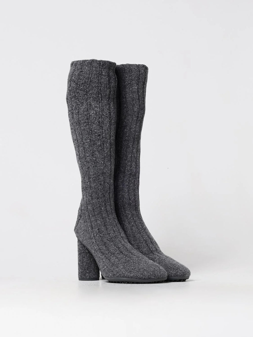 Bottega Veneta Gray Wool Over The Knee - EU37/US7