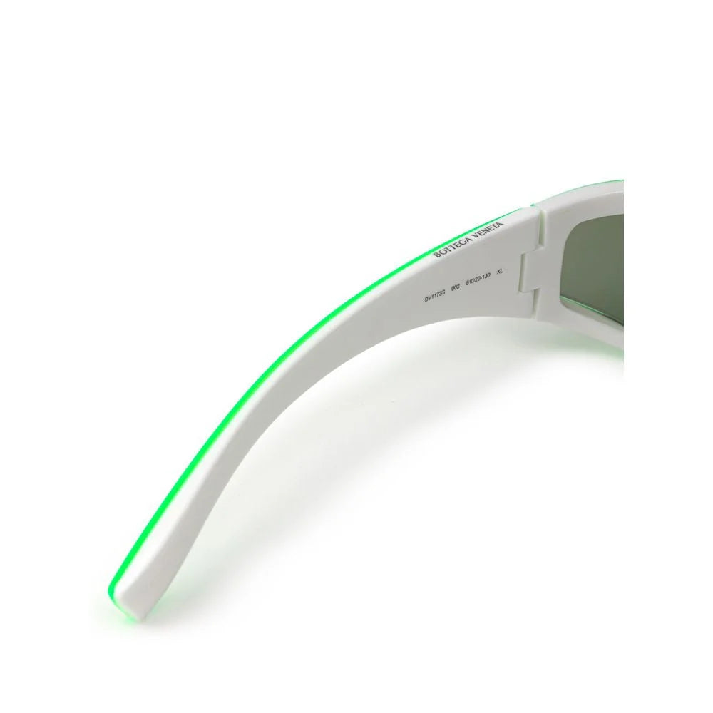 Bottega Veneta Green Acetate Sunglass - Sunglasses