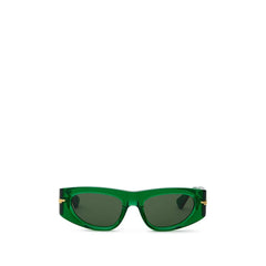 Bottega Veneta Green Acetate Sunglasses