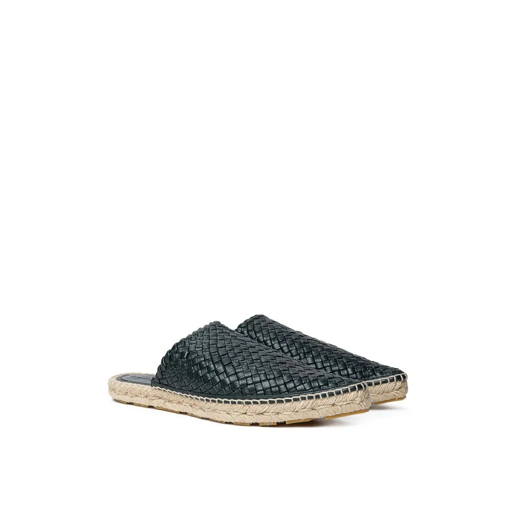 Bottega Veneta Green Leather Espadrille - EU40/US10 - Flats