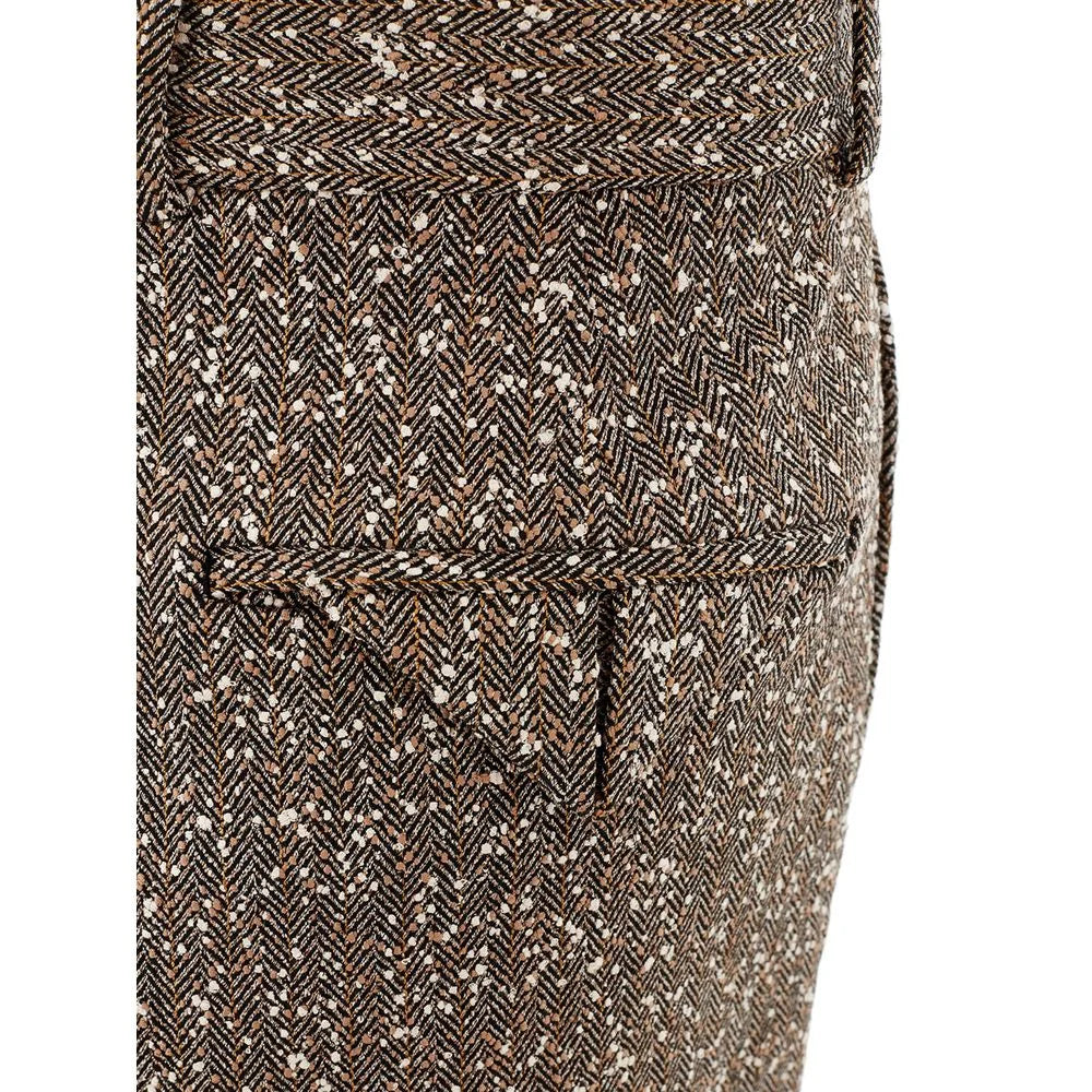 Bottega Veneta Multicolor Viscose Pants for Elegant Evenings - IT40|S - Trousers