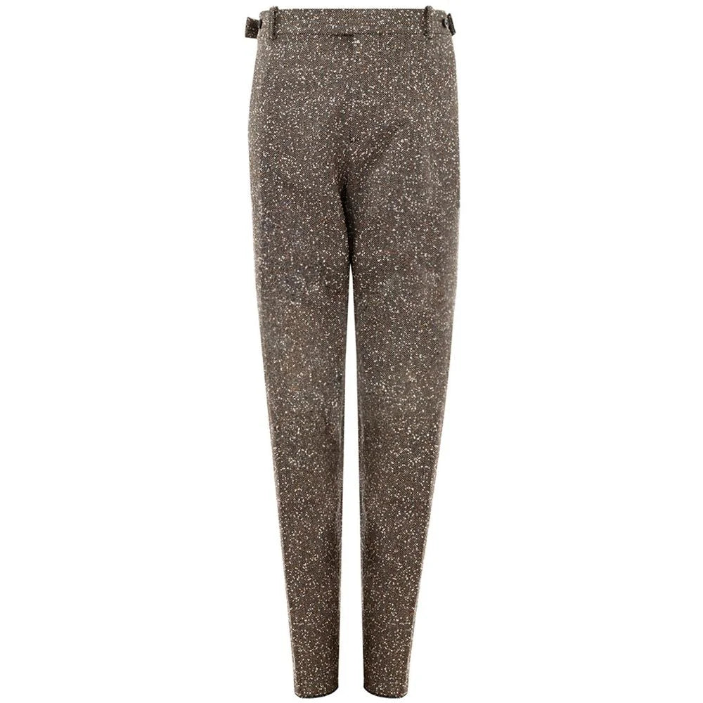 Bottega Veneta Multicolor Viscose Pants for Elegant Evenings - IT40|S - Trousers