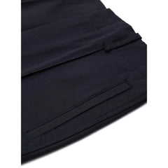 Bottega Veneta Navy Blue Cotton Pant - Trousers