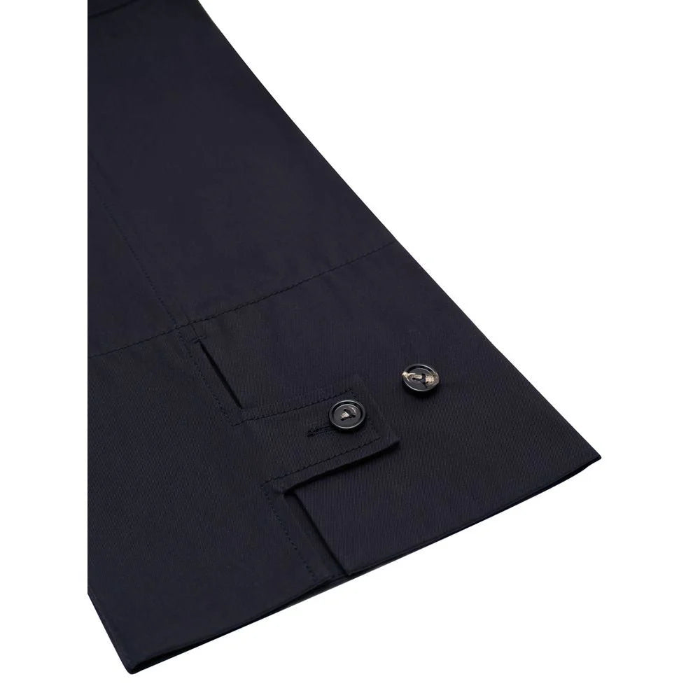 Bottega Veneta Navy Blue Cotton Pant - Trousers