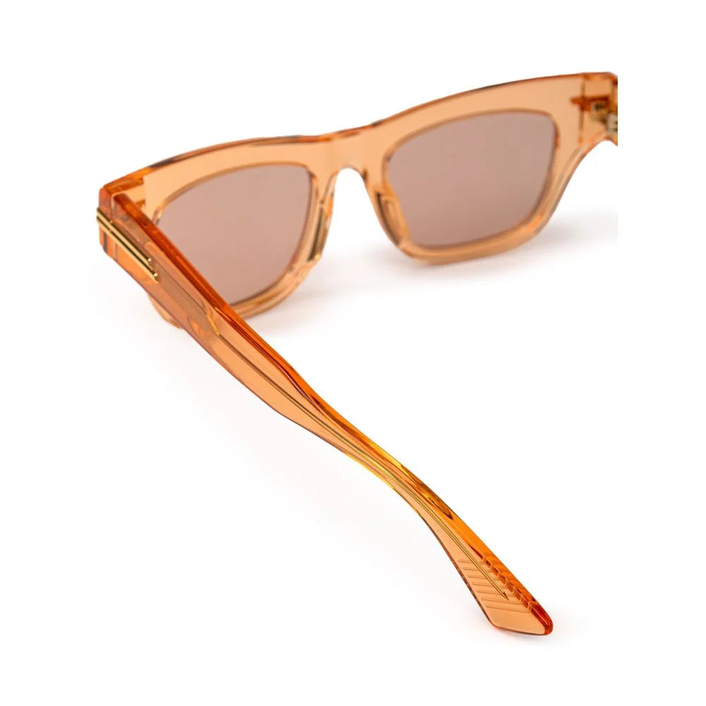 Bottega Veneta Orange Acetate Sunglass - Sunglasses