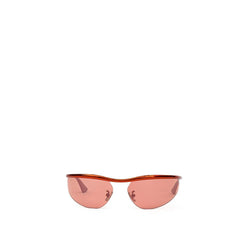 Lunettes de soleil Bottega Veneta orange en métal