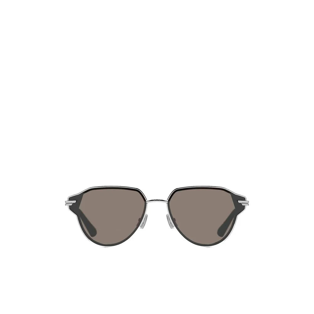 Bottega Veneta Silver Metal Sunglasses