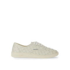 Bottega Veneta White Calfskin Low Top Sneakers - EU39/US6