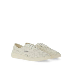 Bottega Veneta Baskets basses en veau blanc - EU39/US6