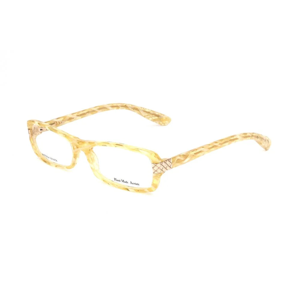 Bottega Veneta Yellow Acetate Frames - Eyeglasses