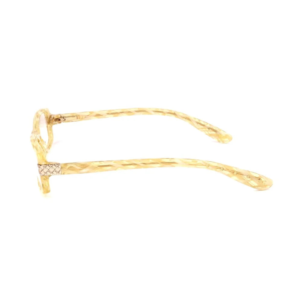 Bottega Veneta Yellow Acetate Frames - Eyeglasses
