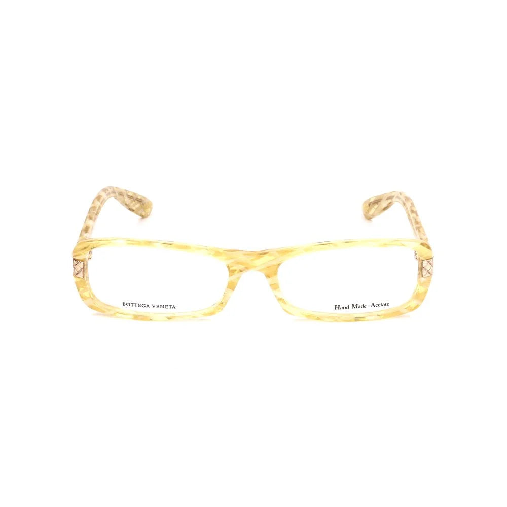 Bottega Veneta Yellow Acetate Frames - Eyeglasses