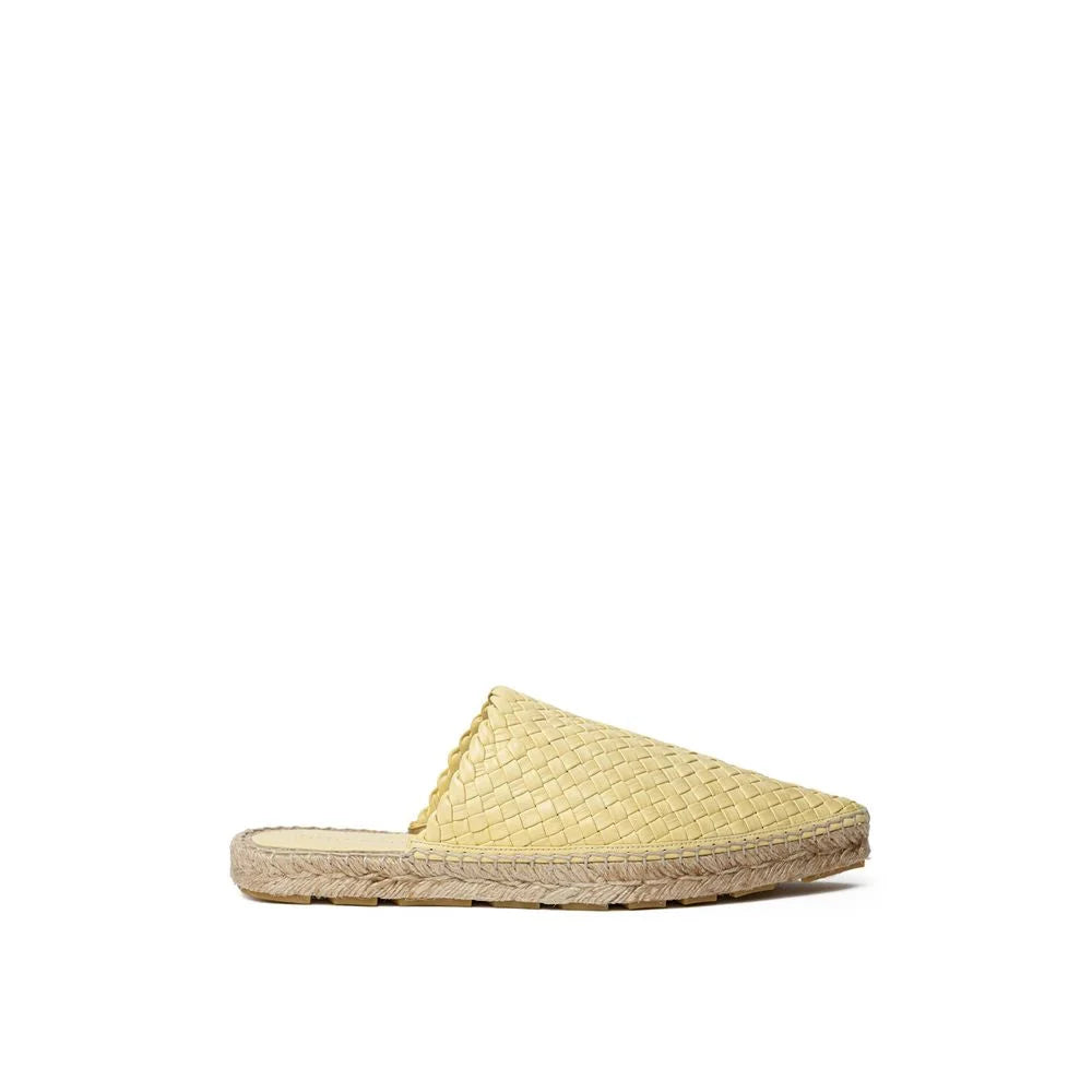 Bottega Veneta Yellow Leather Espadrille - EU39/US9 - Flats