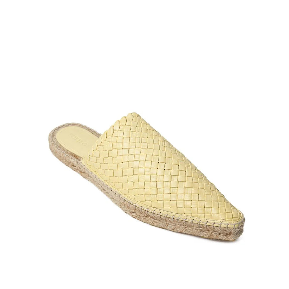 Bottega Veneta Yellow Leather Espadrille - EU39/US9 - Flats