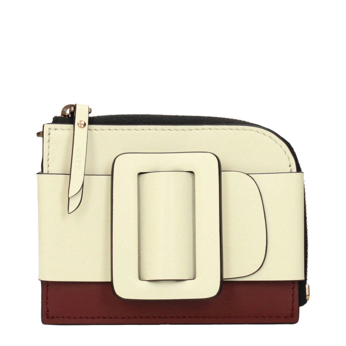 Boyy Beige Leather Cardholders