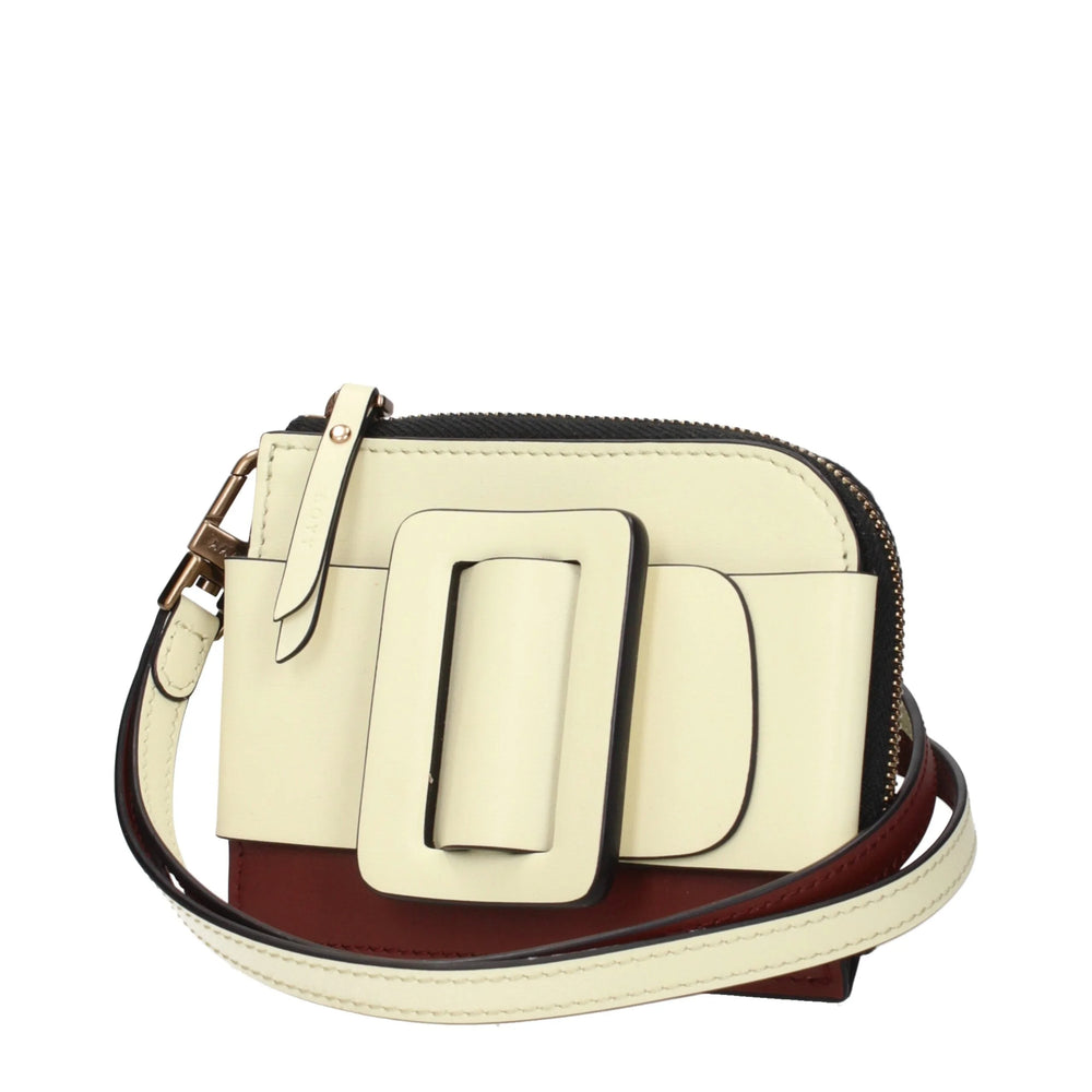 Boyy Beige Leather Cardholders