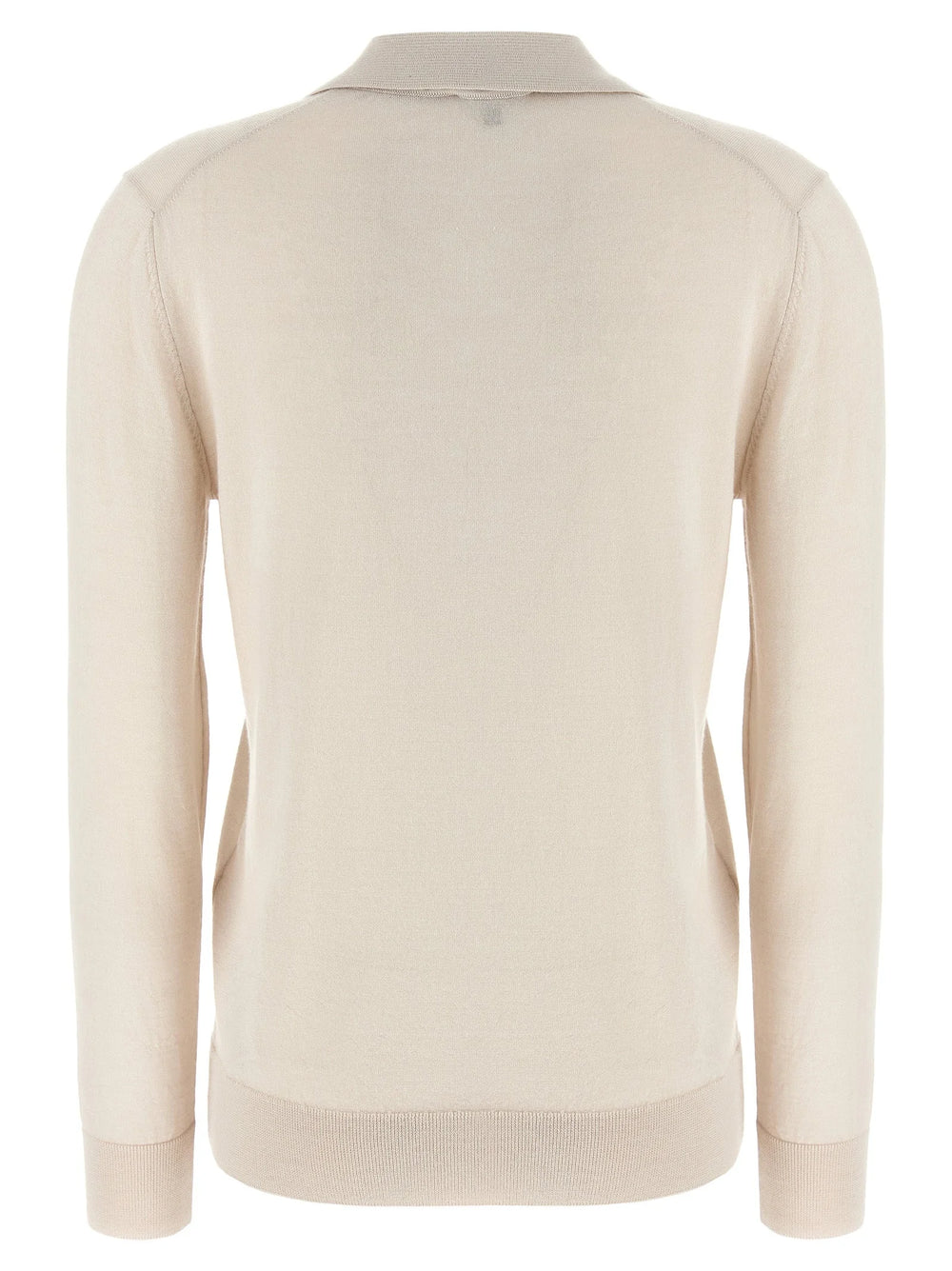 Brioni Beige Cashmere Polo Shirt