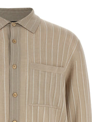 Brioni Beige Cotton Blouse - IT52 | XL