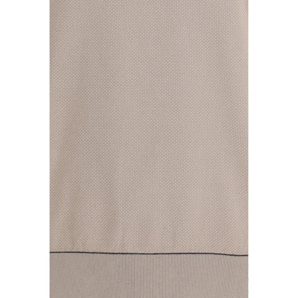Brioni Beige Cotton Polo Shirt